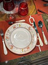 Plato Llano de Porcelana 'Kashmir'