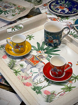 Bandeja Rectangular Con Asas 'Marajah' - 52x37 cm