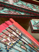 Abanico 'Pachamama' con Estampado Paisley