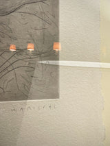 Grabado Con Papel Hecho a Mano 'S/T' - Mariscal