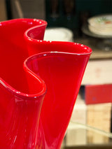 Jarrón de Cristal Rojo 'Tempo' - Grande