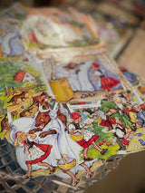 Hoja Cromos Alemanes 'Caperucita Roja'