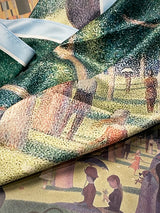 Pañuelo Estampado 'Tarde de domingo en la isla de la Grande Jatte' 90x90 cm - Seurat