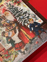 Tarjeta de Navidad y Adviento 'Escaparate de Navidad' - Floristería