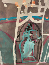 Original Gouache 'Superimposed Mosques' - Albert Gonzalo