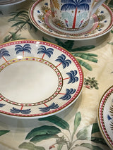 Juego de 6 Tazas y Platos de Café 'Tropical Groovy'