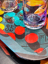 Bandeja de Servir 'Roulette' - Vintage