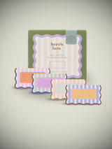 Set of 24 'Stripes' Place Cards