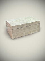 Caja Decorativa de Hueso Natural 'Hubert' - Grande
