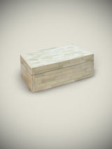 Caja Decorativa de Hueso Natural Pequeña 'Hubert'