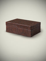 Caja Decorativa de Piel 'Bond' - Grande
