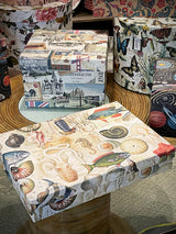 Caja Rectangular Grande 'Ocean' - 35x25x6 cm