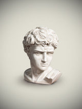 Caja y Busto Decorativo Clásico 'David' - Pequeño