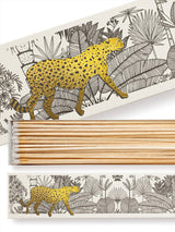 Cheetah in White Jungle Long Matchbox - 45 pieces
