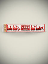 Caja de Cerillas Alargadas 'Santa Trains' - 45 piezas