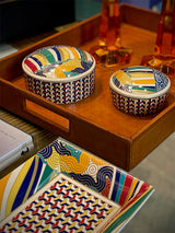 Caja Joyero de Porcelana Grande 'Luxury Living' - Geometric