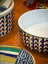 Caja Joyero de Porcelana Pequeña 'Luxury Living' - Geometric