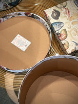 Caja Redonda Grande 'Rosas' - 30x22 cm