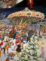 Calendario de Adviento 'Mercado Navideño' - DIN A3