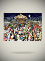 Calendario de Adviento 'Mercado Navideño' - DIN A3