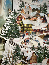 Calendario de Adviento 'Circuito Tren de Navidad' - 38x60 cm