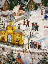 Calendario de Adviento 'Circuito Tren de Navidad' - 38x60 cm