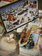 Tarjeta Calendario de Adviento 'Montaña Nevada'