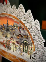 Calendario de Adviento 'Arco de Luces Nostálgico' - 52x35 cm