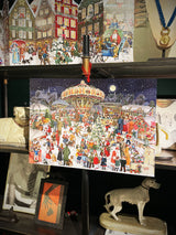 Calendario de Adviento 'Mercado Navideño' - DIN A3