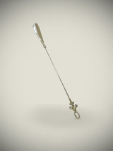 Calzador Plateado Largo 'Flor de Lys'