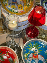 Candelabro Portavela de Cristal 'Samarcanda' Transparente