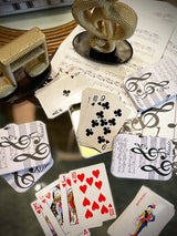 Baraja de Cartas en Caja de Lata 'Música'