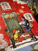 Decoración de Adviento 'Casa Navideña' - Roja