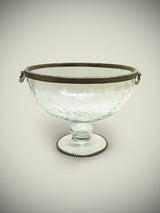 Glass Centerpiece 'Herbert' With Handles and Feet