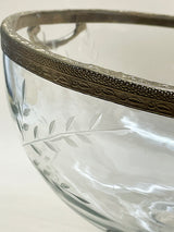 Glass Centerpiece 'Herbert' With Handles and Feet