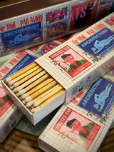 Caja de Cerillas Alargadas 'Stamp Collection' - 45 piezas