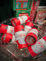 'Father Christmas' Cylinder Box with Matches - 80 Pieces