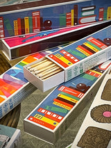 Caja de Cerillas Alargadas 'Book Shelf' - 45 piezas