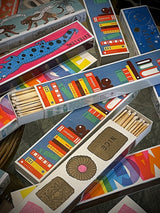 Caja de Cerillas Alargadas 'Book Shelf' - 45 piezas
