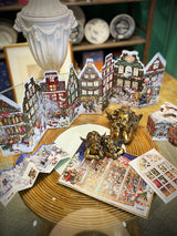 Calendario de Adviento 'Concertina Casas en Navidad' - 84x30 cm