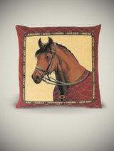 Funda de Cojín 'Horse Blanket' con Caballo - 45x45 cm