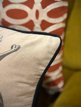 'Royal Owl' Decorative Cushion - 40x40 cm