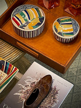 Caja Joyero de Porcelana Grande 'Luxury Living' - Geometric