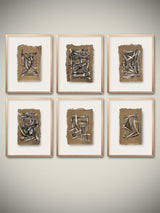 Dibujos Originales Abstractos 'Trazos' - 18x12 cm - Federico Font