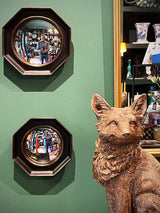 Hexagonal Convex Mirror 'Gustave' - Ø19 cm