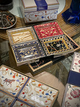 Juego de 4 Pequeños Vacíabolsillos de Porcelana 'Glamour'