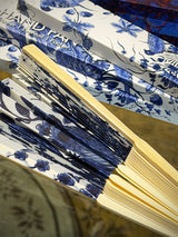 Abanico de Bambú 'Delft Blue Bird' - Rijksmuseum