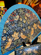 Abanico 'Strawberry Thief' - William Morris