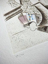 Carpeta 'Nuevos Tipos Urbanos' con 5 Aguafuertes - Manolo Valdés