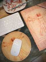 Alfombrilla para Ratón 'Vitruvian Man' - Leonardo Da Vinci